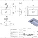 Lavabo DELLA 700 MIRASOFT #1