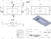 Lavabo DELLA 1000 MIRASOFT