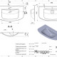 Lavabo DEA 1000 MIRASOFT #1