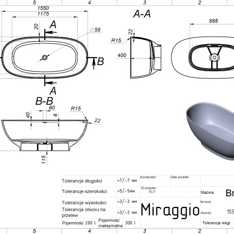 Vasca da bagno BRAVE NEW MIRASOFT #1