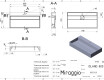 Lavabo ISLAND 800 MATT