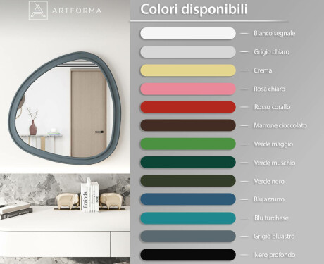 Specchio irregolare con cornice in MDF L302 #3
