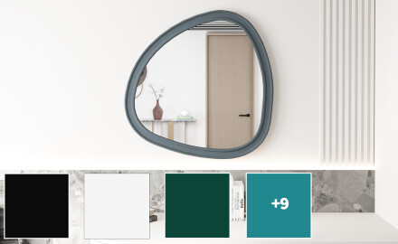 Specchio irregolare con cornice in MDF L302