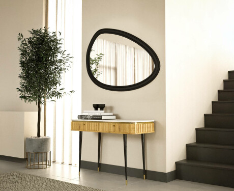 Specchio asimmetrico con cornice decorativa in MDF L304 #8