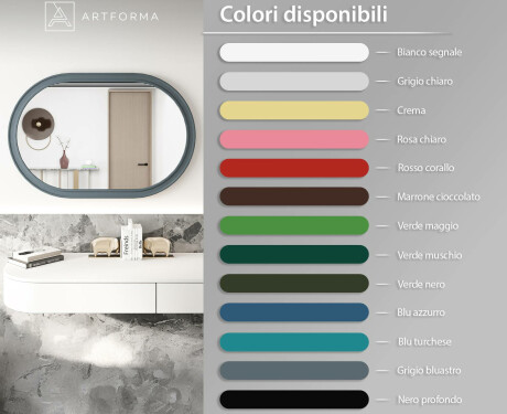 Specchio da bagno con cornice in MDF L301 #3
