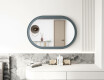 Specchio da bagno con cornice in MDF L301 #4