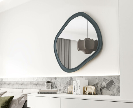 Specchio da bagno su misura con cornice in MDF L303