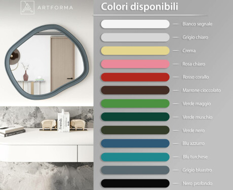 Specchio da bagno su misura con cornice in MDF L303 #3