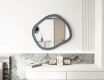 Specchio da bagno su misura con cornice in MDF L303 #4