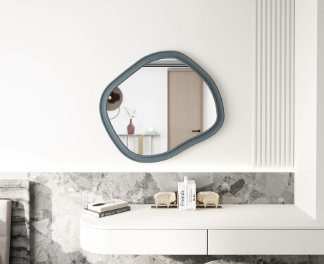 Specchio da bagno su misura con cornice in MDF L303 #4