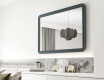 Specchio arrotondato con cornice in MDF L299