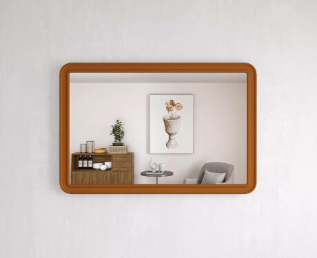Specchio arrotondato con cornice in MDF L299 #2