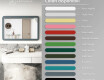 Specchio arrotondato con cornice in MDF L299 #3