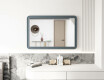 Specchio arrotondato con cornice in MDF L299 #4