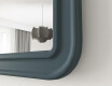 Specchio arrotondato con cornice in MDF L299 #6