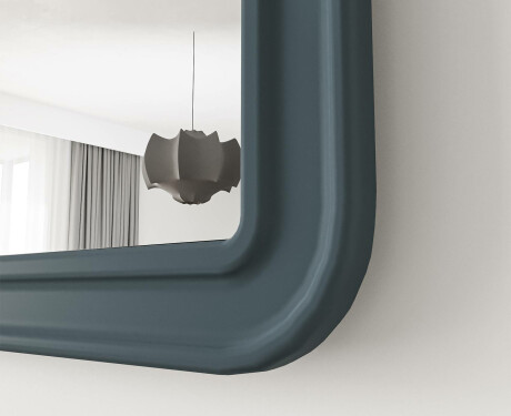 Specchio arrotondato con cornice in MDF L299 #6