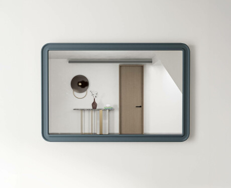 Specchio arrotondato con cornice in MDF L299 #7