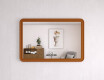 Specchio arrotondato con cornice in MDF L299 #10
