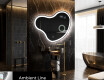 Specchio da bagno LED di forma irregolare N222 #3