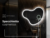Specchio da bagno LED di forma irregolare N222 #4