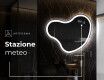 Specchio da bagno LED di forma irregolare N222 #6