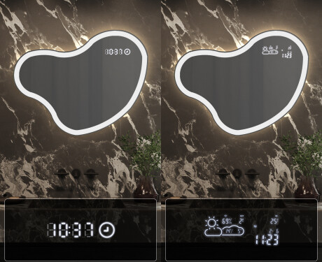 Specchio con LED decorativi da parete N222 #7