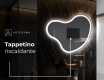 Specchio da bagno LED di forma irregolare N222 #8
