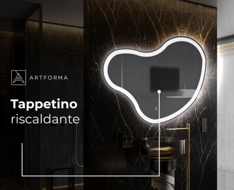 Specchio da bagno LED di forma irregolare N222 #8