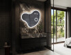 Specchio da bagno LED di forma irregolare N222 #10