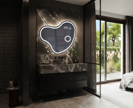 Specchio con LED decorativi da parete N223 #10