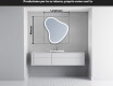 Specchio da bagno LED di forma irregolare V222 #5