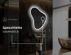 Specchio da bagno LED di forma irregolare V222 #5