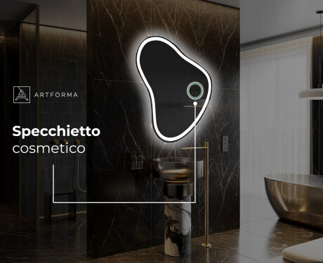 Specchio da bagno LED di forma irregolare V222 #5