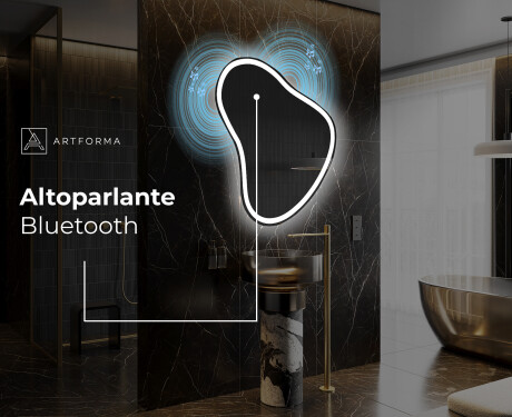 Specchio da bagno LED di forma irregolare V222 #6