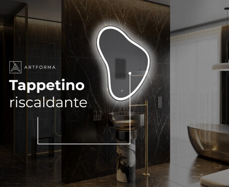 Specchio da bagno LED di forma irregolare V222 #9