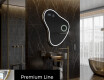 Specchio da bagno LED di forma irregolare V223 #4