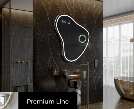 Specchio da bagno LED di forma irregolare V223 #4