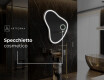 Specchio da bagno LED di forma irregolare V223 #6