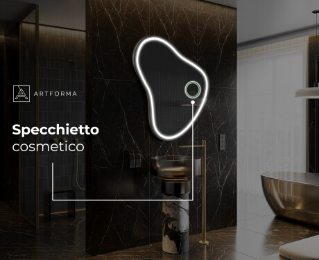 Specchio da bagno LED di forma irregolare V223 #6