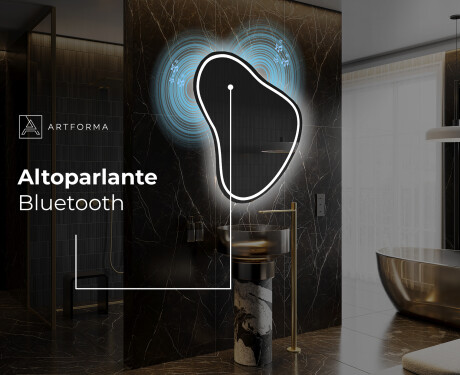 Specchio da bagno LED di forma irregolare V223 #7