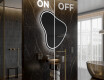 Specchio da bagno LED di forma irregolare V223 #3