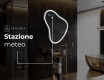 Specchio da bagno LED di forma irregolare V223 #8