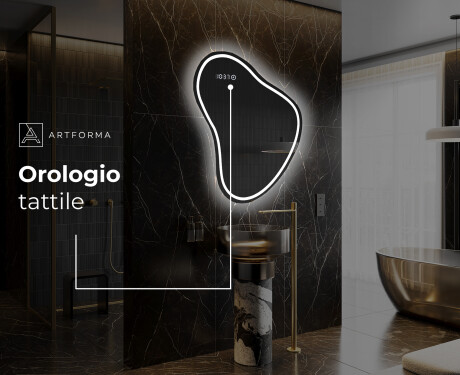 Specchio da bagno LED di forma irregolare V223 #9