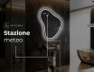 Specchio da bagno LED di forma irregolare V223 #7