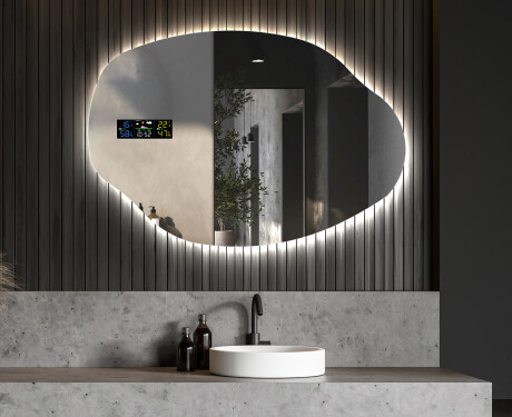 Specchio con LED decorativi da parete O221 #6