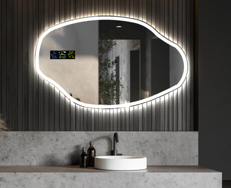 Specchio con LED decorativi da parete O222 #6