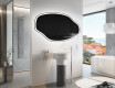 Specchio da bagno LED di forma irregolare O222 #9