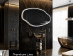 Specchio da bagno LED di forma irregolare O223 #4