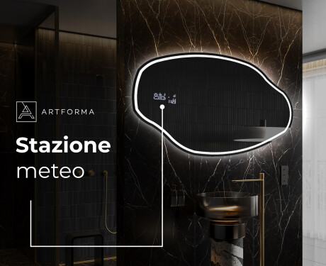 Specchio da bagno LED di forma irregolare O223 #6