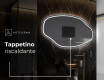Specchio da bagno LED di forma irregolare O223 #8